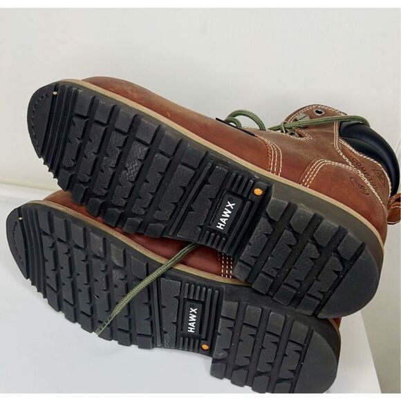HAWX WOMEN'S PLATOON WATERPROOF WORK BOOTS - COMPOSITE TOE Size 6B Nwt - Picture 5 of 7